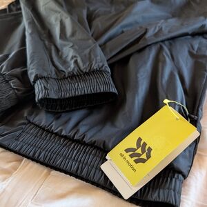 all in motion Black Kids Raincoat with Yellow Tag